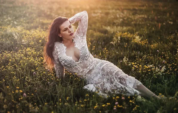 Картинка лето, девушка, Anna