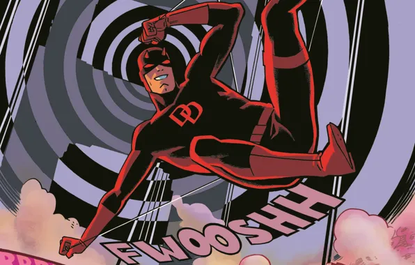 Красный, костюм, Daredevil, Сорвиголова