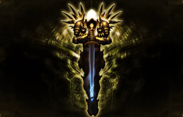 Blizzard, Diablo III, Angel, Sword, Wings, Video Game, Tyrael, Archangel of Justice