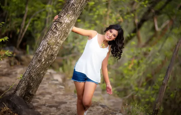 Картинка лето, взгляд, девушка, улыбка, Valeria