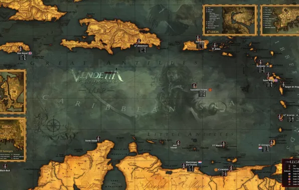 Карта, TopWare Interactive, Vendetta - Curse of Raven's Cry, Digital Deluxe Edition, Content