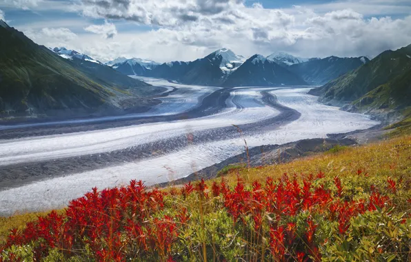 Canada, Yukon Territory, Kaskawulsh Glacier
