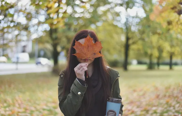 Girl, autumn, moods