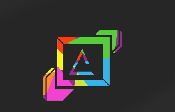 Rainbow, cool, best, minimalizm, zero
