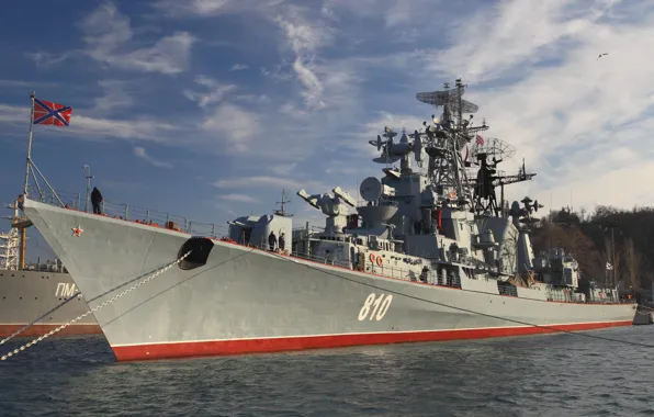 Картинка корабль, ВМФ, Сметливый, Севастополь, сторожевой, 61 проект