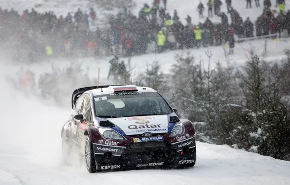 Ford, Зима, Снег, Форд, WRC, Rally, Ралли, Fiesta