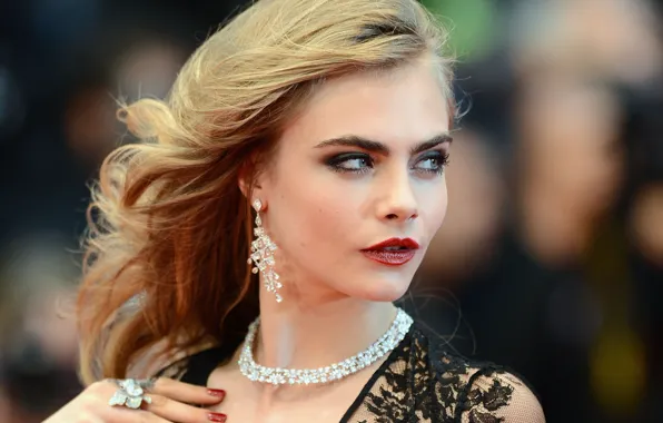 Картинка взгляд, поза, модель, макияж, актриса, hair, Cara Delevingne, Кара Делевинь
