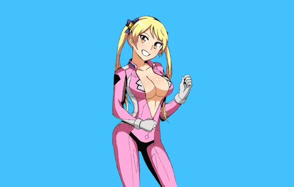 Girl, sexy, cleavage, long hair, boobs, anime, beautiful, pretty