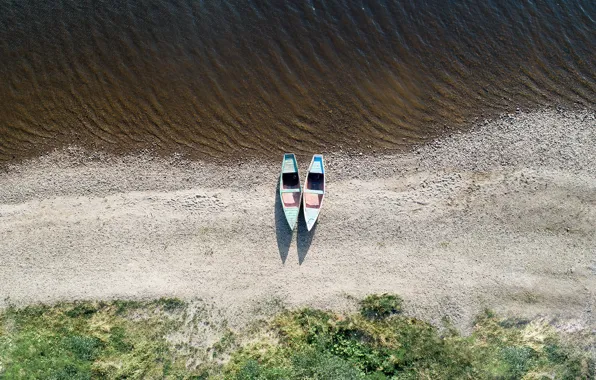 River, water, boat