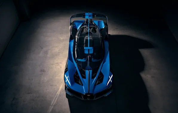 Скачать обои Bugatti, Bolide, top view, Bugatti Bolide, раздел bugatti