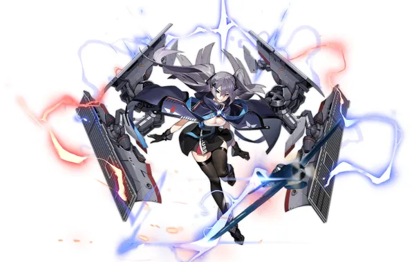 Девушка, оружие, сила, Intrepid, Azur Lane