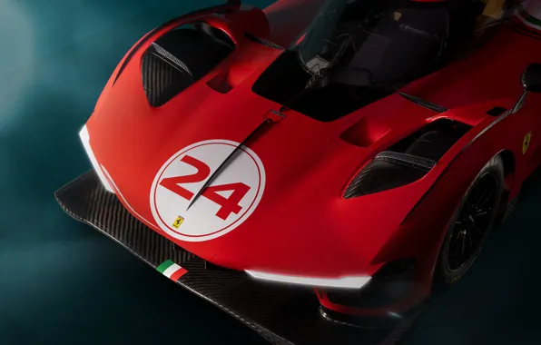 Ferrari, close-up, front, 499P, Ferrari 499P Modificata