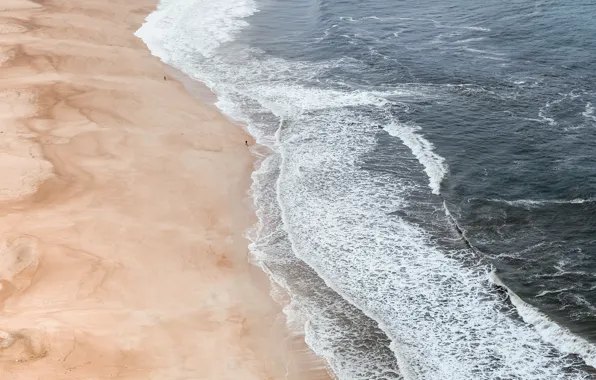 Картинка Beach, Sand, Portugal, Outdoor, Atlantic Ocean, Waves