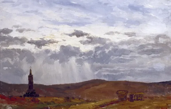 Пейзаж, Крест, Карлос де Хаэс