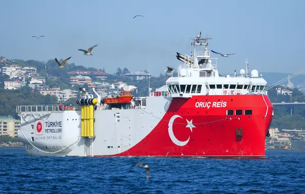 Турция, Oruç Reis, корабль сейсморазведки