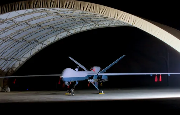 Ангар, Reaper, MQ-9, General Atomics Aeronautical Systems, разведывательно-ударный БПЛА, американский беспилотник
