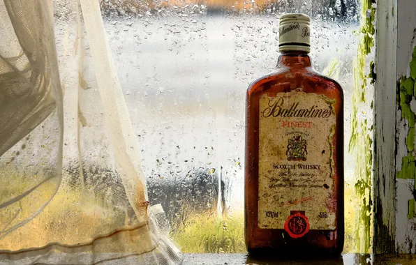 Фон, окно, напиток