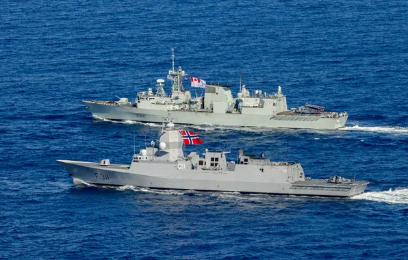 Канада, Норвегия, фрегаты, HNoMS Ronald Amundsen, HMCS Wille de Quebec