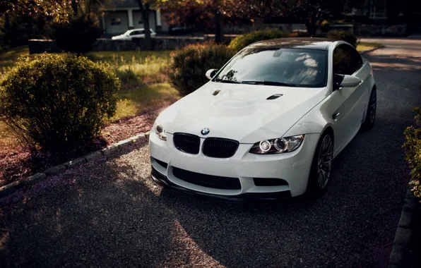 Белый, bmw, бмв, купе, white, e92