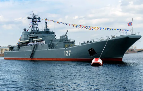 Корабль, большой, парад, десантный, Королев, проект 775