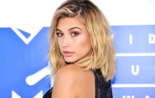 Взгляд, модель, макияж, Hailey Baldwin, Хейли Болдуин, Хейли Бибер