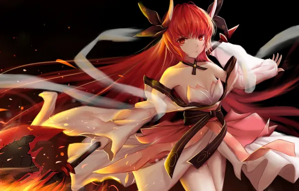 Девушка, Аниме, Арт, Date A Live