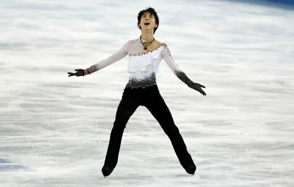 Фигурное катание, Japan, чемпион, Hanyu Yuzuru, skating