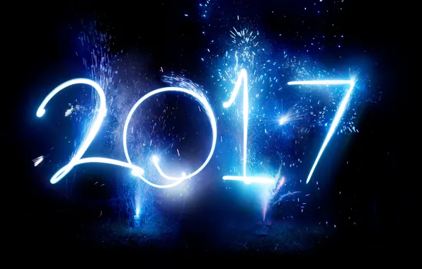 Новый Год, new year, happy, fireworks, 2017