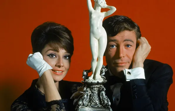 Картинка ретро, Audrey Hepburn, 1966, Peter O'Toole, How To Steal A Million, Как украсть миллион