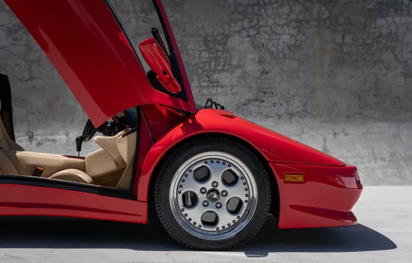 Картинка Lamborghini, Diablo, wheel, Lamborghini Diablo VT Roadster