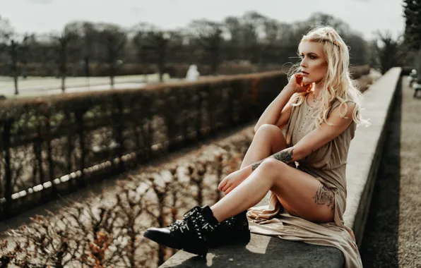 Картинка девушка, поза, Ewa Worsowicz