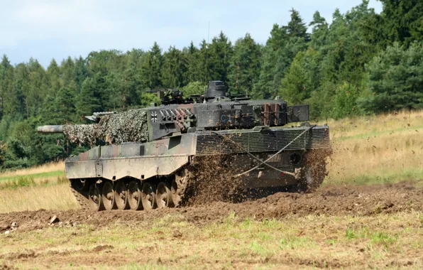 Оружие, танк, Leopard 2 A6