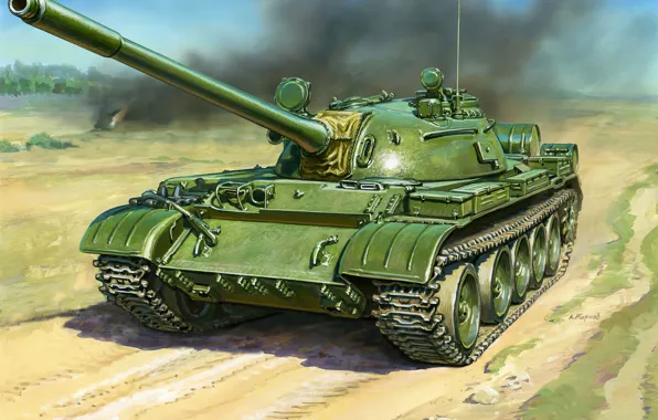 СССР, Танк, Бронетехника, Т-55