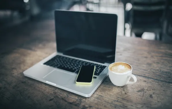 Desktop, hot, internet, computer, cup, drink, coffee, empty