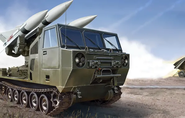 MIM-23 Hawk, M727, мобильная пусковая установка Хок, американский войсковой зенитный ракетный комплекс, Homing All the …