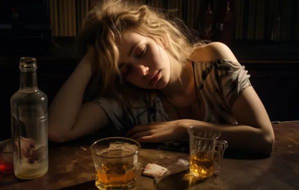 Картинка depression, mood, girlfriend, booze