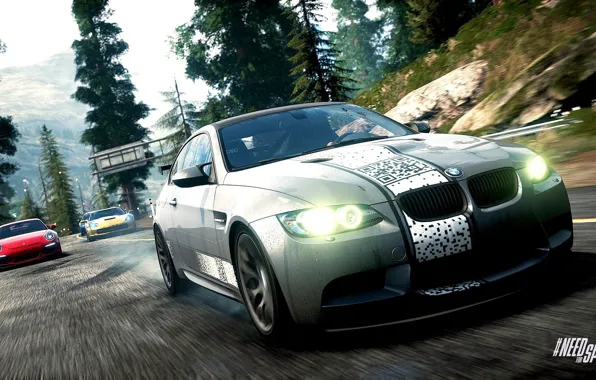 Porsche, BMW, Race, Landscape, Scenery, NFS Rivals Wallpaper