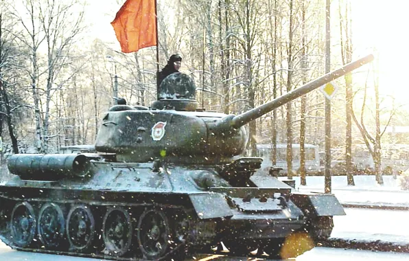 Танк, Т-34, военная техника, ТАНК Победы Т-34