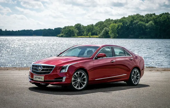 Озеро, Cadillac, вид, ATS