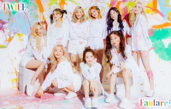Картинка K-Pop, Twice, Jihyo, Tzuyu, Im Nayeon, Yoo Jeongyeon, Hirai Momo, Myoui Mina