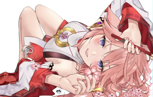 Gadis seksi, dampak genshin, yae miko genshin impact