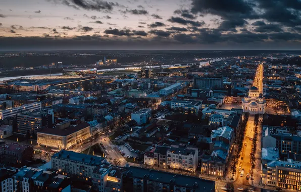 Lietuva, Kaunas, naktis