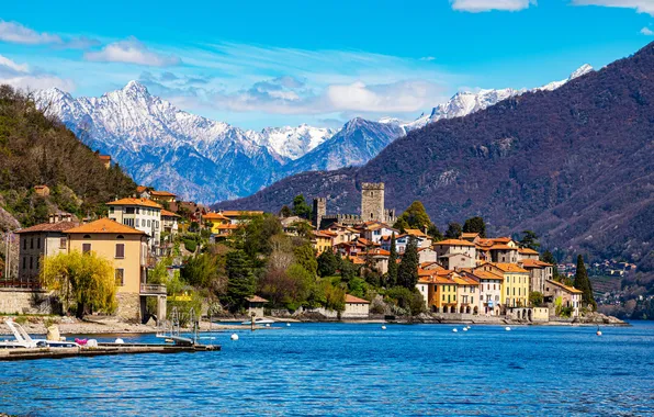 City, lake, beauiful