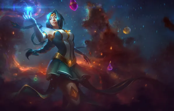 Девушка, магия, Smite
