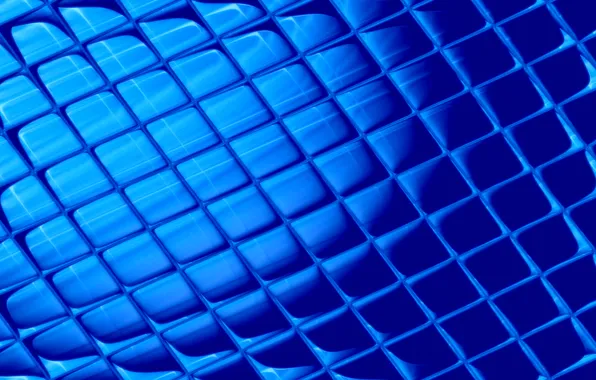 Abstract, grid, blue, tiles, Pattern, Futuristic