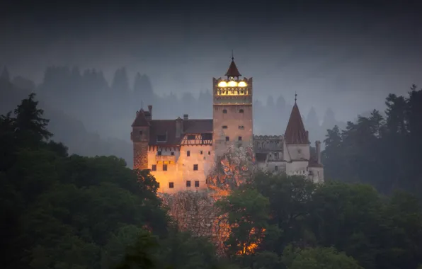 Картинка замок, дракула, румыния, трансильвания