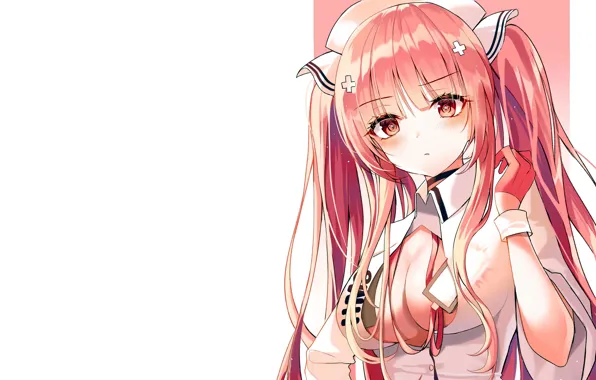 Girl, sexy, cleavage, long hair, dress, boobs, anime, beautiful