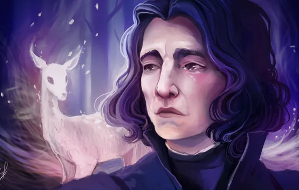 Арт, Harry Potter, Severus Snape, by Ludmila-Cera-Foce