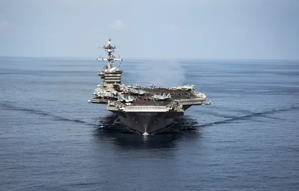 Оружие, флот, aircraft carrier, USS Carl Vinson, CVN 70
