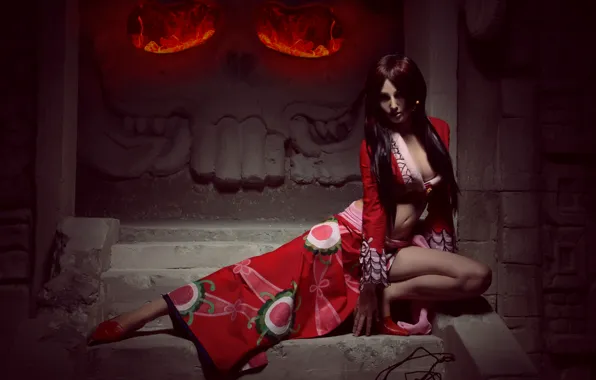 Girl, cosplay, ONE PIECE, BOA HANCOCK
